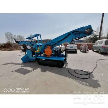 【晶石礦洞除渣機價格宏圖機械80輪式扒渣機耙裝機生產廠家】-